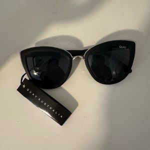 Oversized cat eye sunglasses from Quay.